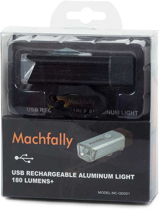 Dviračio priekinis žibintas Bailong CREE 180 Lumenų, 8x3 cm, USB įkrovimas