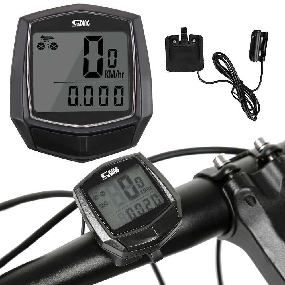Dviračio spidometras su LCD ekranu