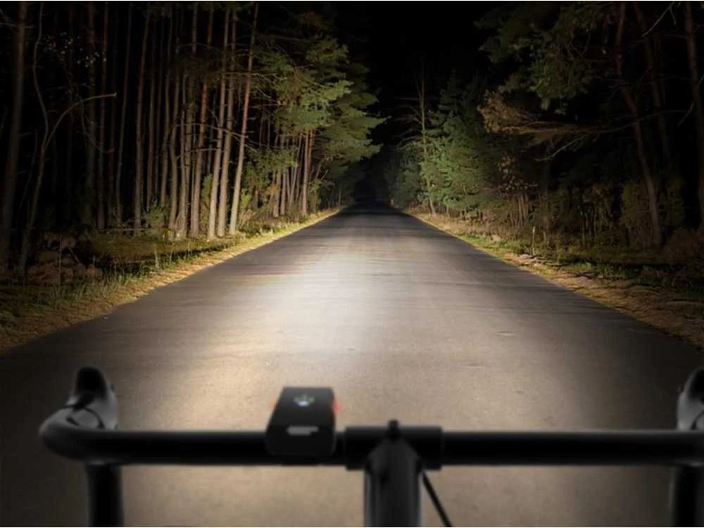 Dviračio žibintai su LED T6 priekiui ir galui, USB įkrovimas