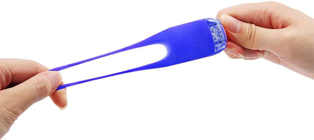 Dviračio žibintų rinkinys su 2 LED lemputėmis