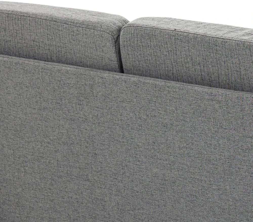 Homcom Dvivietė sofa su pagalvėlėmis, lininė, šviesiai pilka, 141x65x78cm