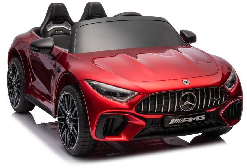 Dvivietis vaikiškas elektromobilis Lean Cars Mercedes AMG SL63, raudonas