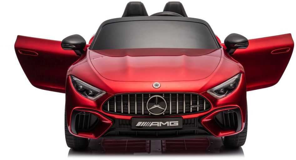 Dvivietis vaikiškas elektromobilis Lean Cars Mercedes AMG SL63, raudonas