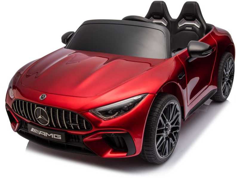 Dvivietis vaikiškas elektromobilis Lean Cars Mercedes AMG SL63, raudonas