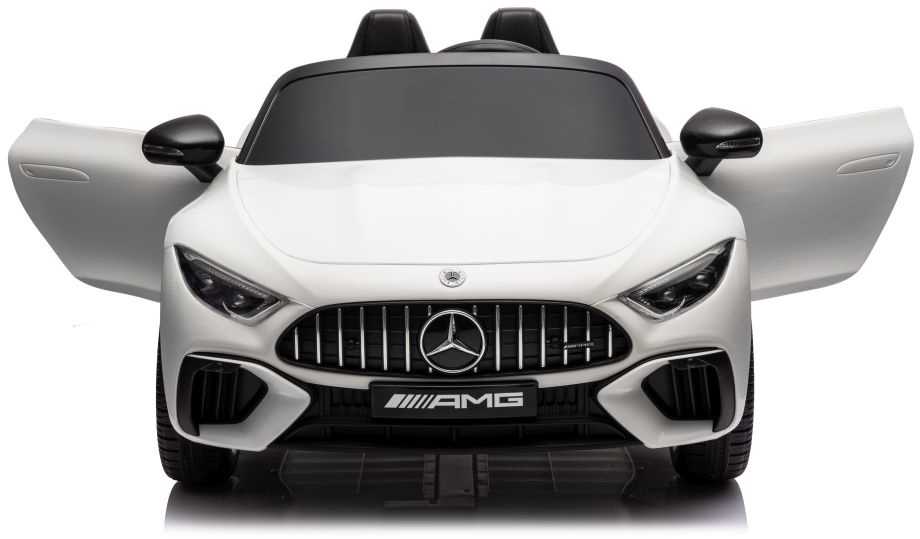 Dvivietis vaikiškas elektromobilis Lean Cars Mercedes AMG SL63, baltas