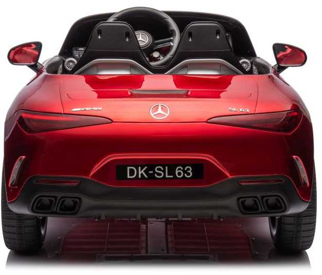 Dvivietis vaikiškas elektromobilis Lean Cars Mercedes AMG SL63, raudonas