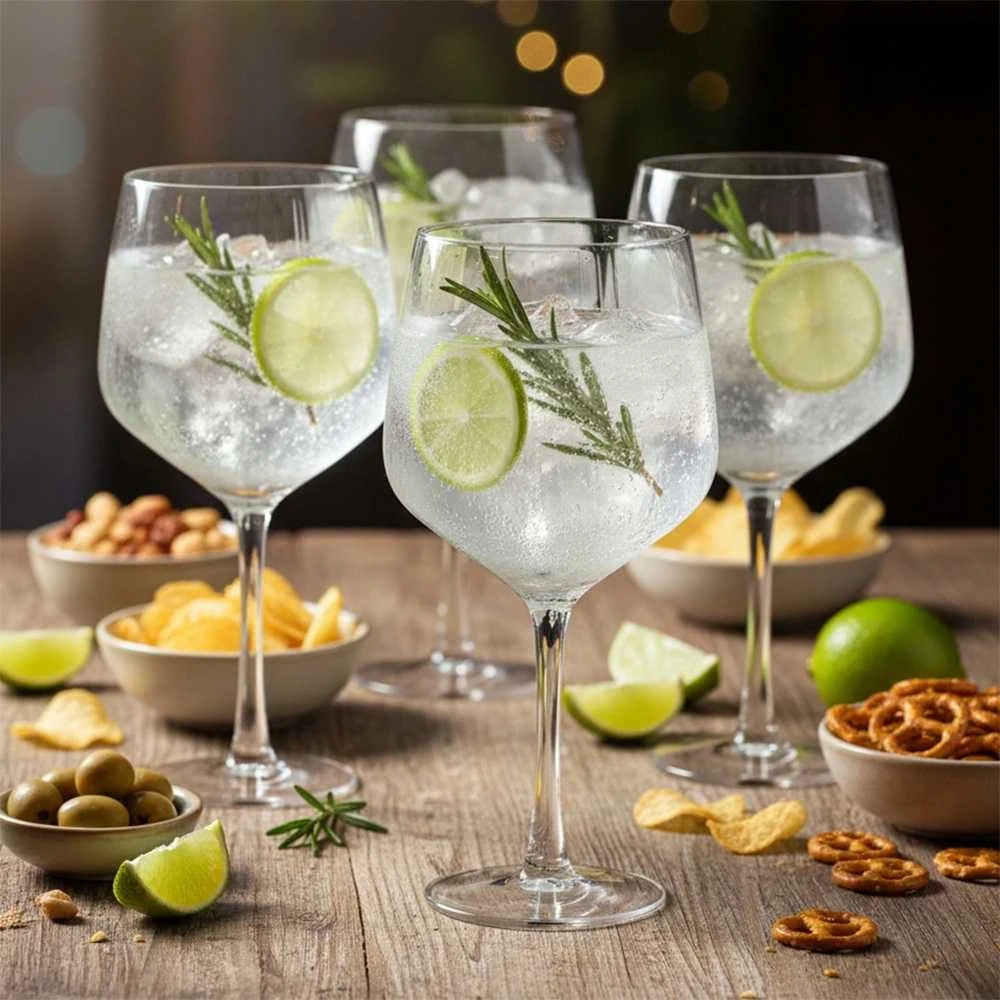 Krosno Stiklinės ginu 580 ml 4 vnt.