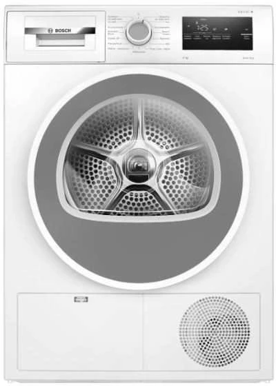 BOSCH WTH86277PL drabužių džiovyklė su šilumos siurbliu, 8kg Balta