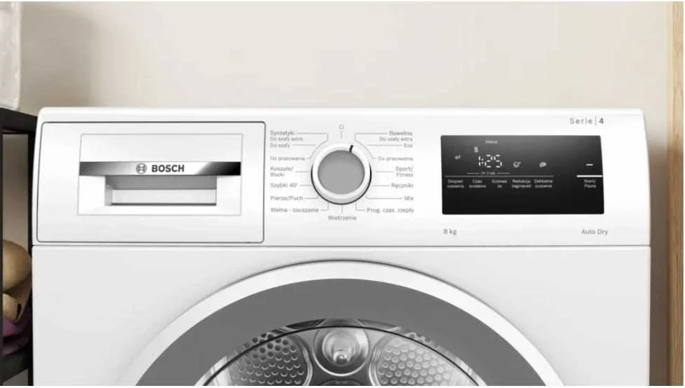 BOSCH WTH86277PL drabužių džiovyklė su šilumos siurbliu, 8kg Balta