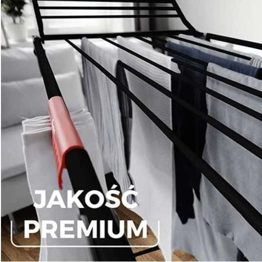 Vileda King Ultimate skalbinių džiovyklė, juoda