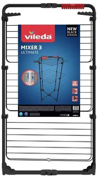 "Vileda Mixer 3 Ultimate" skalbinių džiovyklė, juoda