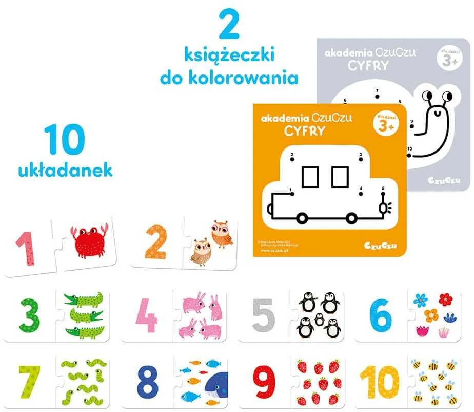 Czuczu akademijos cyfry vaikams
