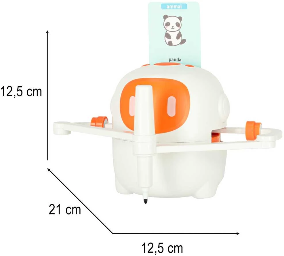 Edukacinis robotas vaikams, 12,5 cm, įkraunamas
