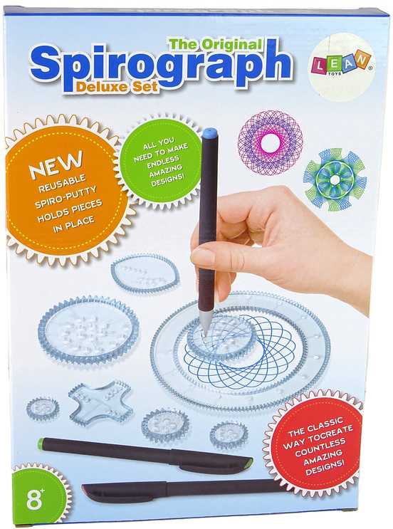 Lean Cars Edukacinis spirografo rinkinys Lean Toys