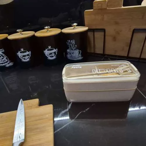 Ekologiška pusryčių dėžutė - priešpiečių dėžutė 750ml Ruhhy 24528