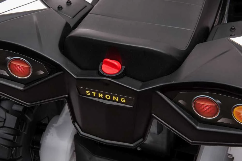 Lean Cars Vaikiškas elektrinis keturratis STRONG, baltas