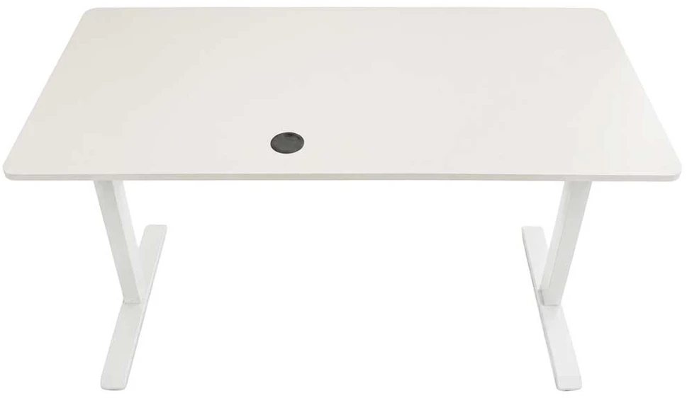 Elektra reguliuojamas stalas su 3 aukščio atmintimis, baltu stalviršiu, 120 x 60 cm