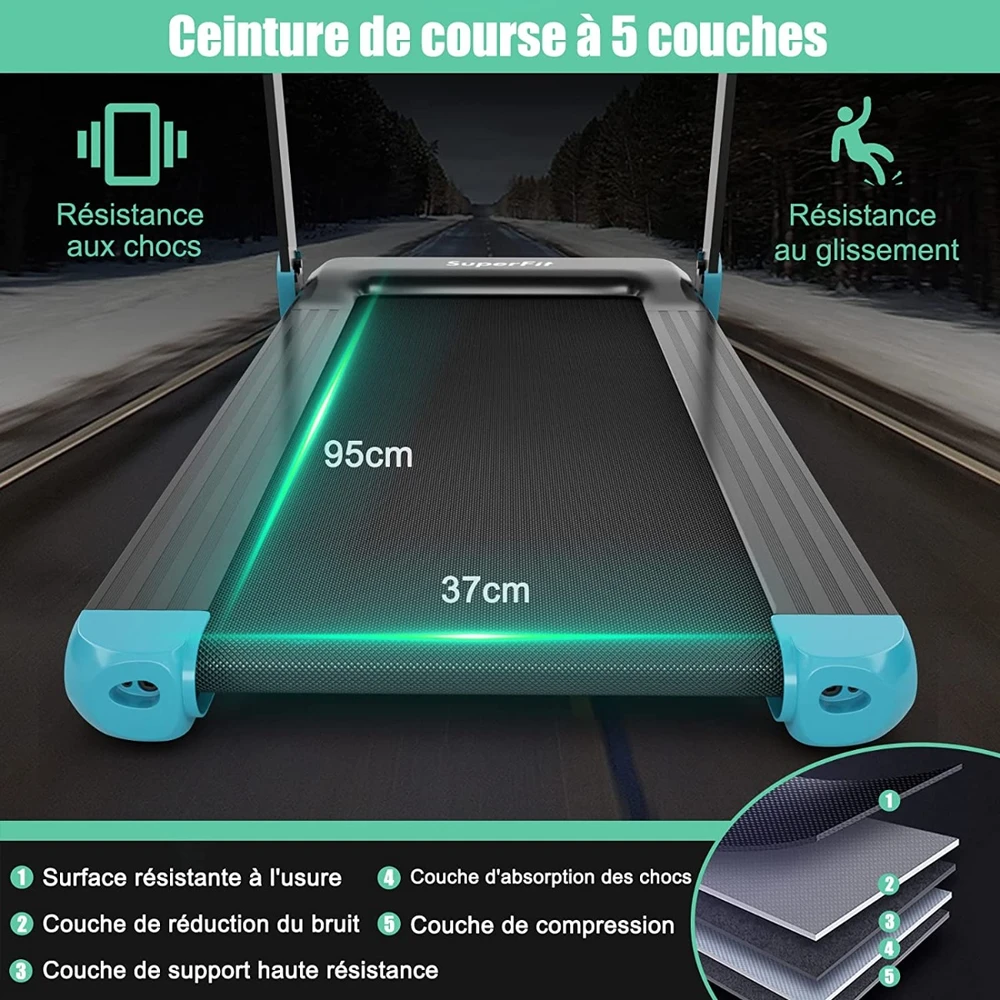 Elektrinė bėgimo takelis 12 km/h