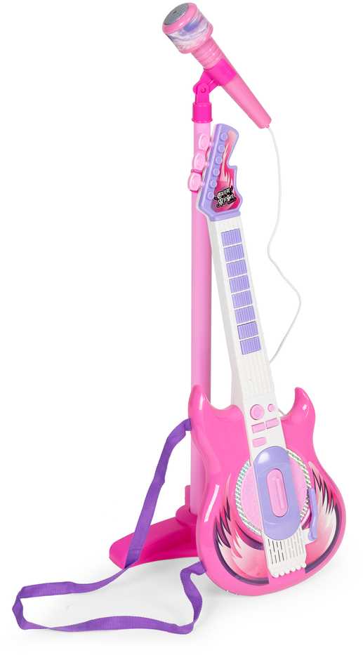 Multistore Elektrinė gitara su mikrofonu ir stovu vaikams