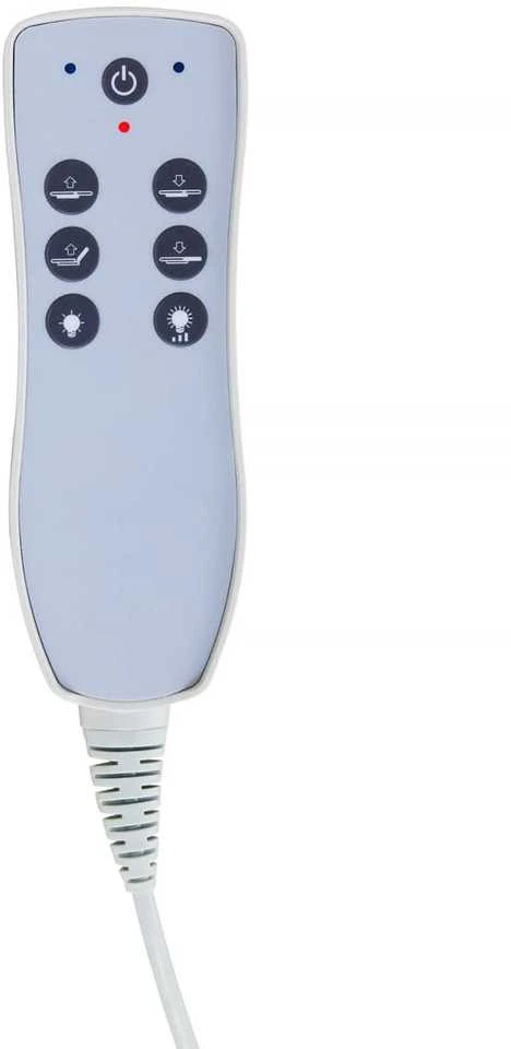 Activeshop Elektrinis masažo stalas su apšvietimu AZZURRO SPA SHINY Baltas