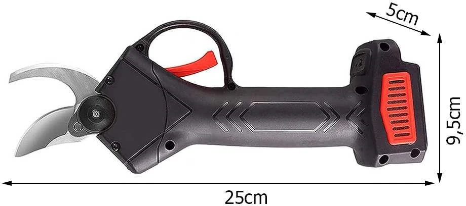 Elektrinės akumuliatorinės žirklės 21V, 25-30 mm