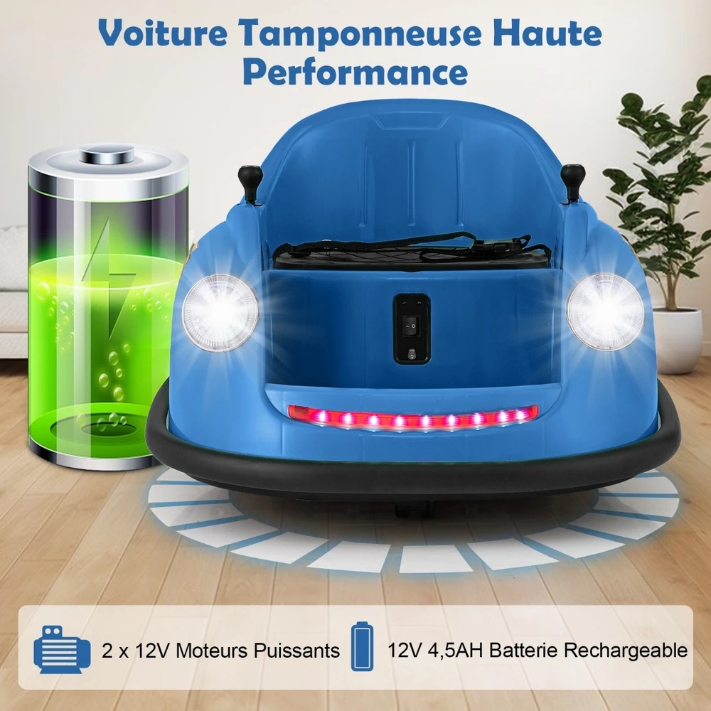 Elektrinis automobilis 12 V mėlynas