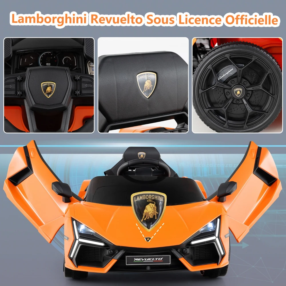 Elektrinis automobilis 12 V oranžinis