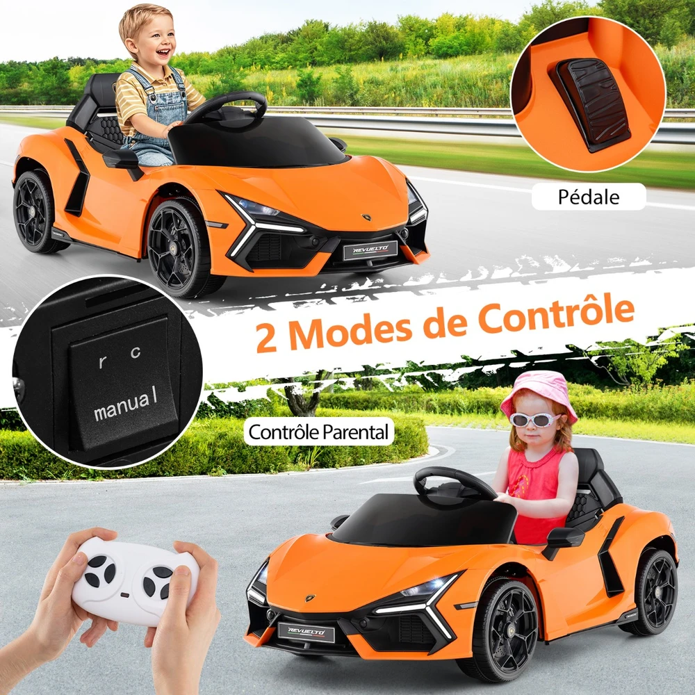 Elektrinis automobilis 12 V oranžinis