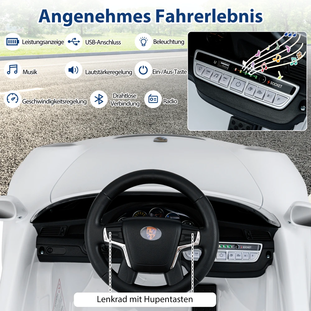 Elektrinis automobilis baltas