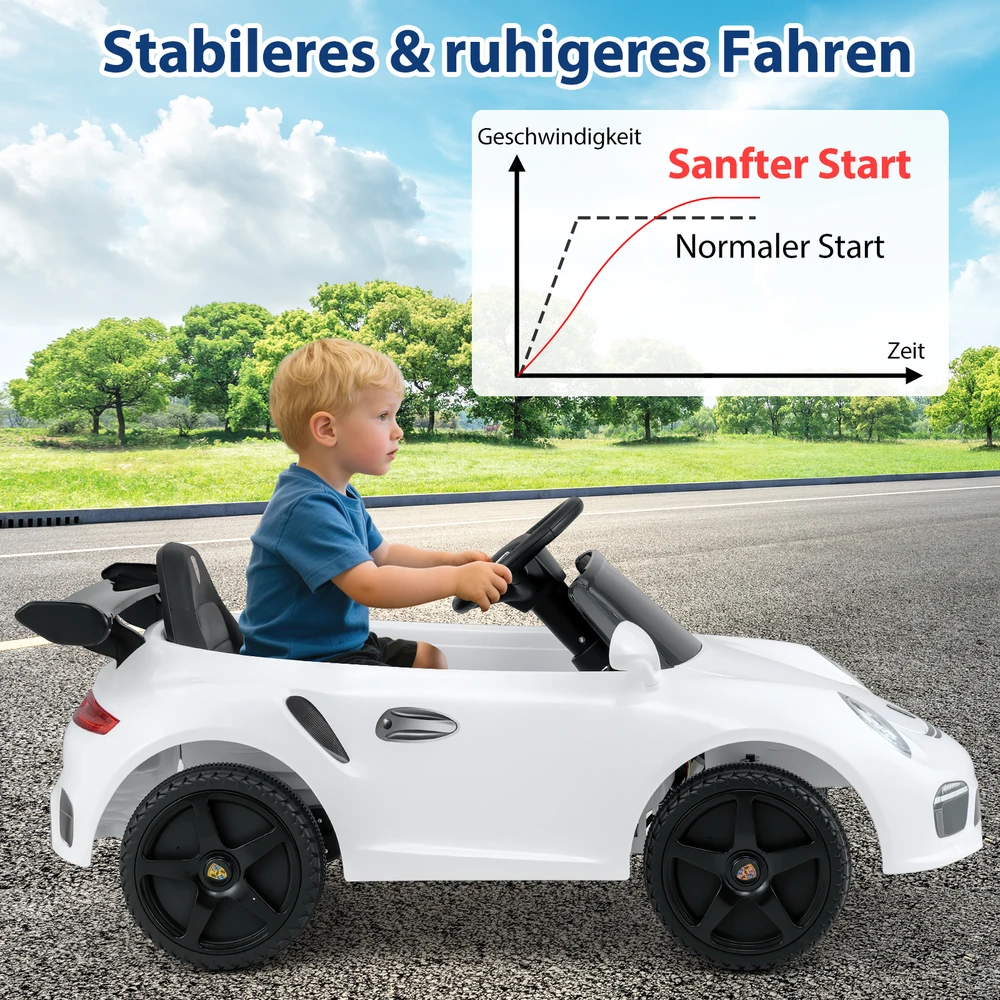 Elektrinis automobilis baltas