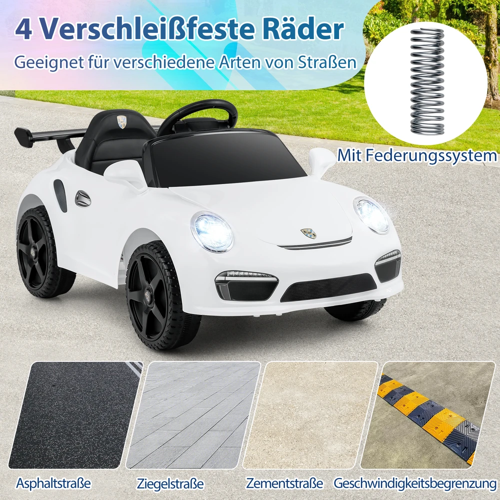 Elektrinis automobilis baltas