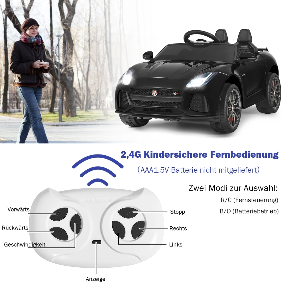 Elektrinis automobilis juodas