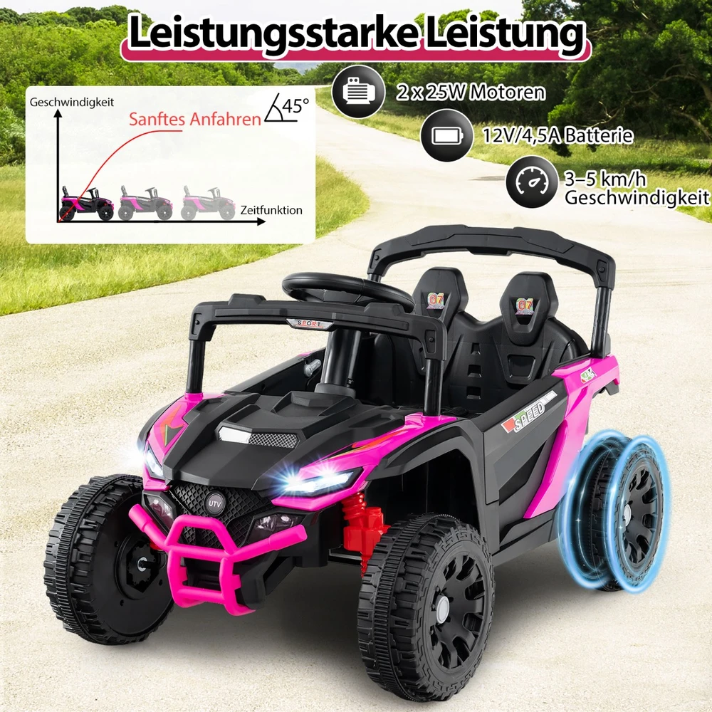 Elektrinis automobilis Rožinis