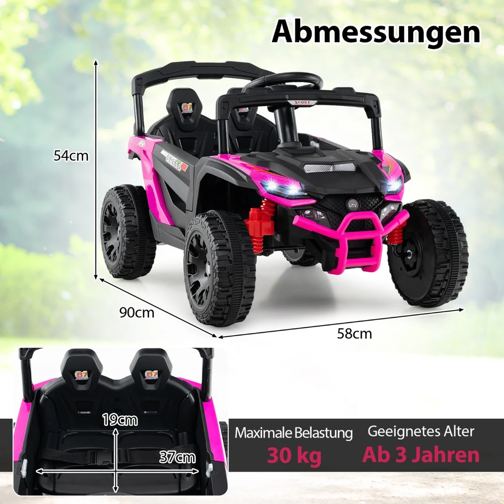 Elektrinis automobilis Rožinis