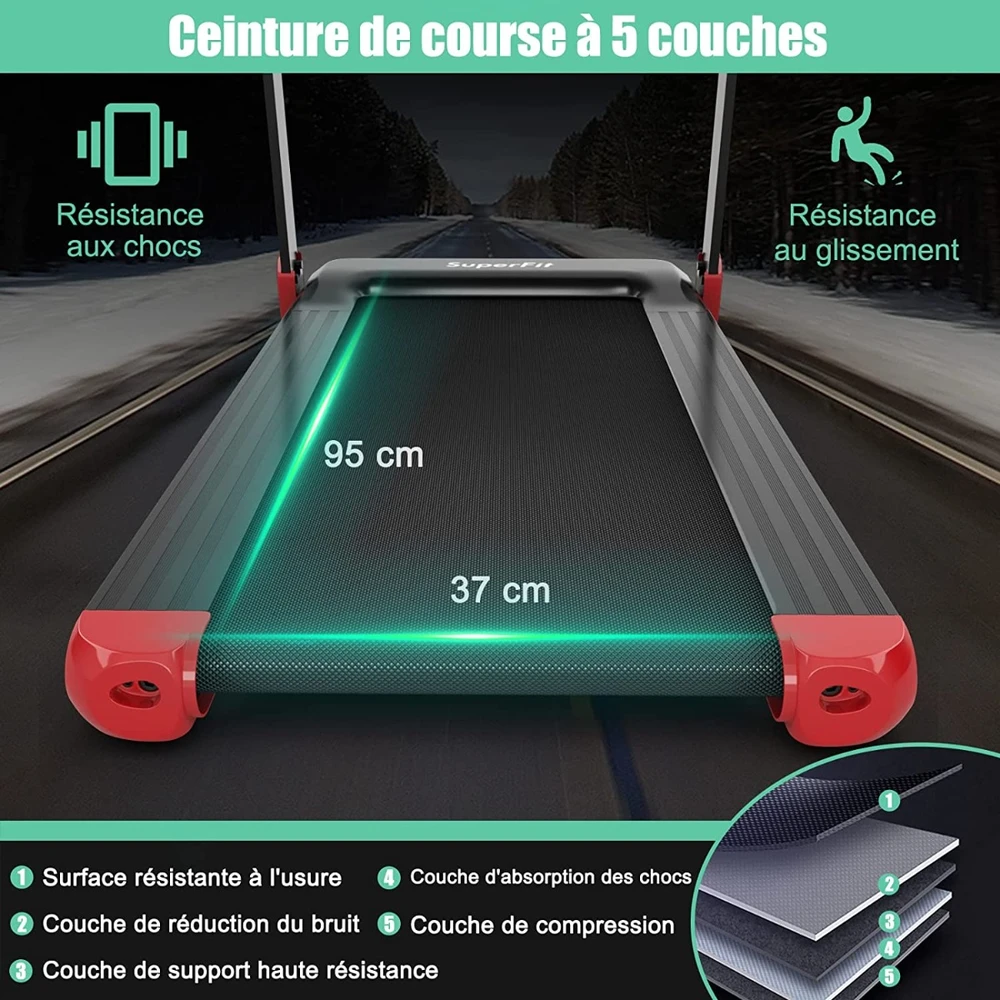 Elektrinis bėgimo takelis 12 km/h