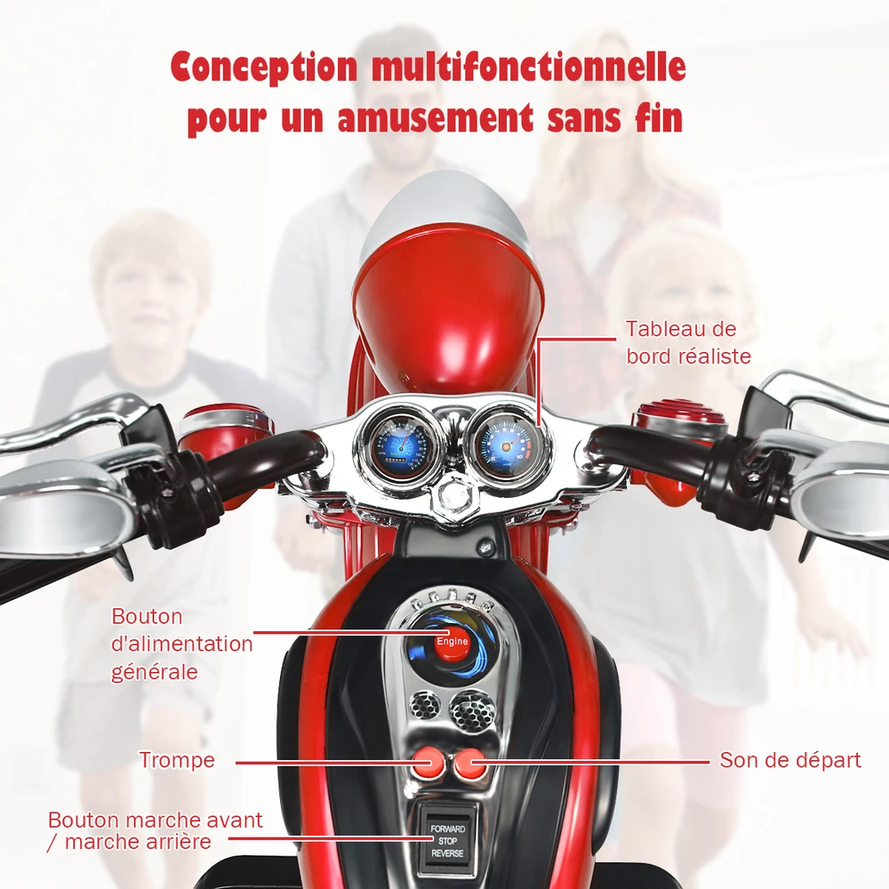 Elektrinis chopper motociklas 91x48x64 cm