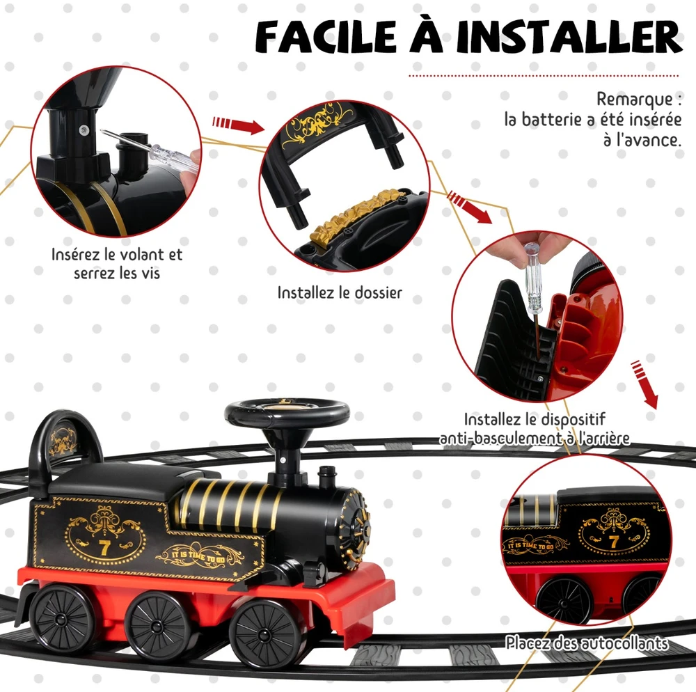 Elektrinis jojamas traukinukas