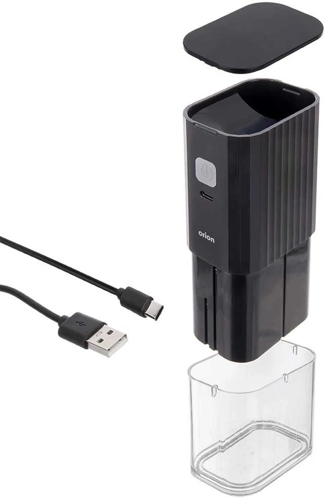 Kavamalė Orion Elektrinis kavos malūnėlis USB įkrovimu 16 cm - Reguliuojamas malimas