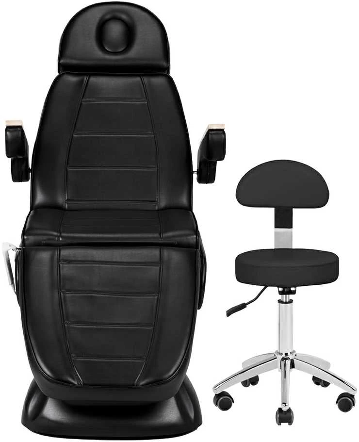 Activeshop Elektrinis kosmetologinis krėslas SILLON Lux 273B + juoda kėdė 304
