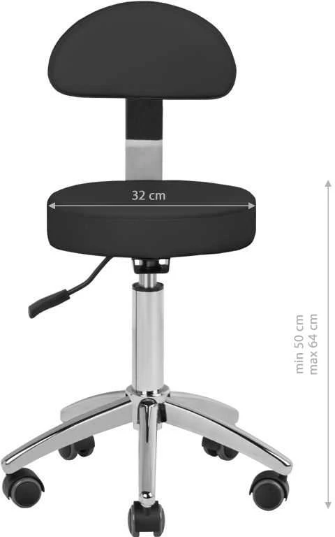 Activeshop Elektrinis kosmetologinis krėslas SILLON Lux 273B + juoda kėdė 304