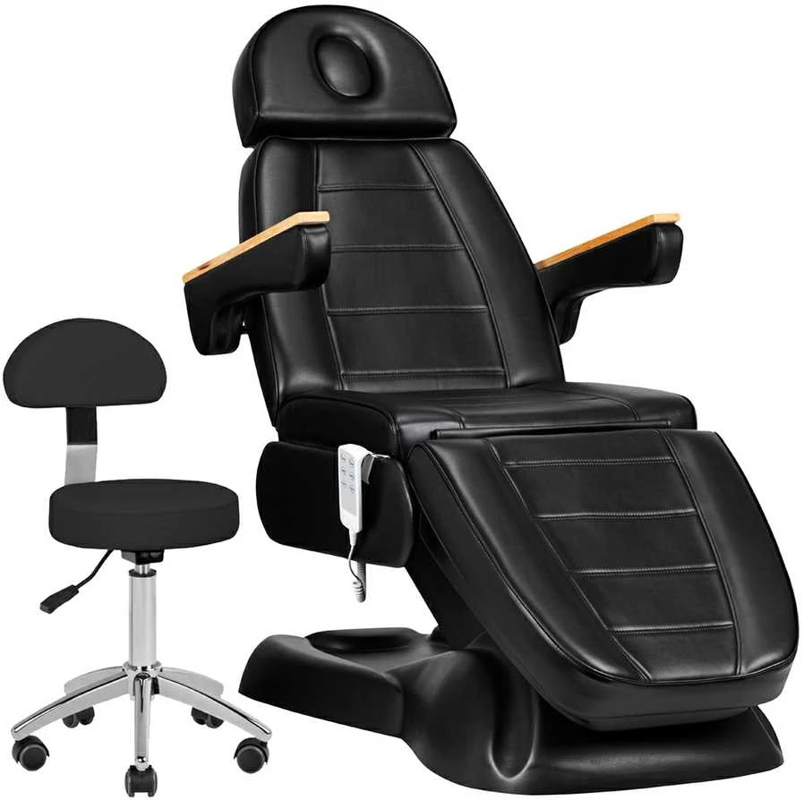 Activeshop Elektrinis kosmetologinis krėslas SILLON Lux 273B + juoda kėdė 304