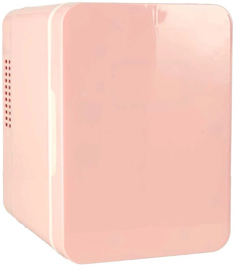 Ikonka Elektrinis mini šaldytuvas 4L, rožinė