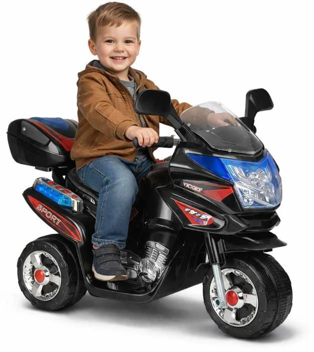 Lean Cars Elektrinis motociklas juodas