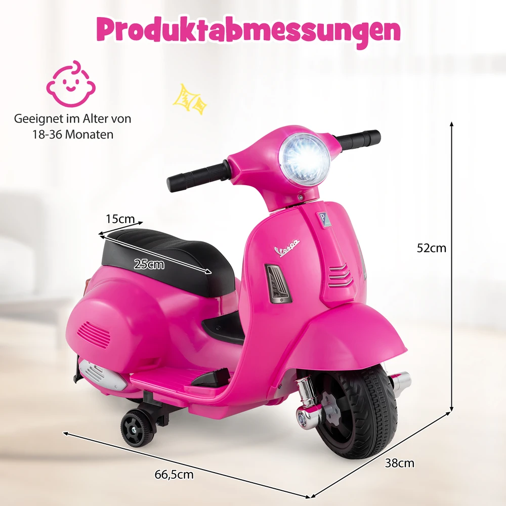 Elektrinis motociklas Rožinis