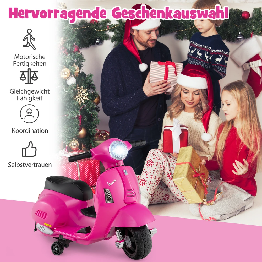 Elektrinis motociklas Rožinis
