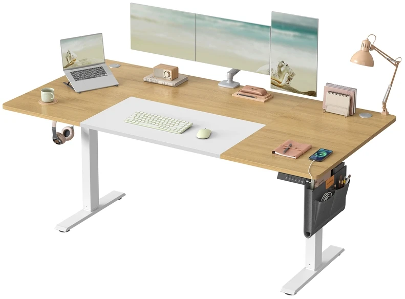 Songmics Elektrinis aukščio reguliuojamas stalas 180 x 80 cm