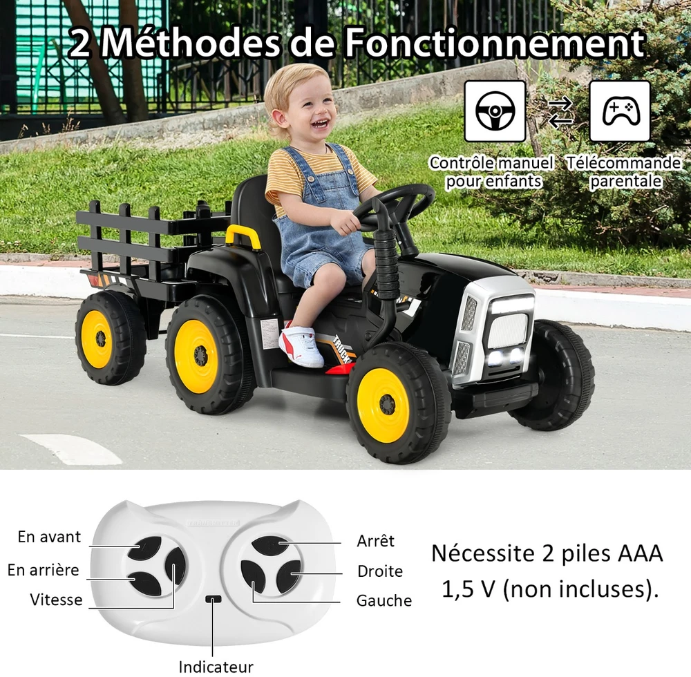 Elektrinis traktorius 12 V