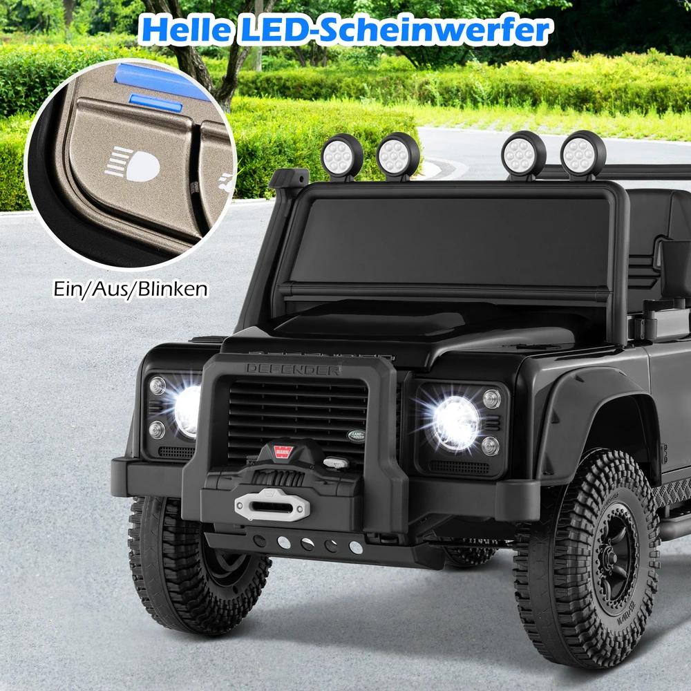 Elektrinis vaikiškas automobilis juodas
