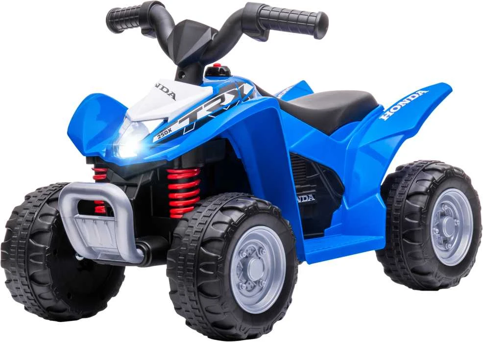 AIYAPLAY elektrinis keturratis, mini keturratis, elektrinis ATV vaikams, vaikiškas keturratis su LED šviesomis ir garsiniu signalu, vaikiškas motociklas, transporto priemonė vaikams, elektrinis automobilis vaikams nuo 18 mėnesių, metalinis, mėlynas, 65,5 x 38,5 x 43,5 cm