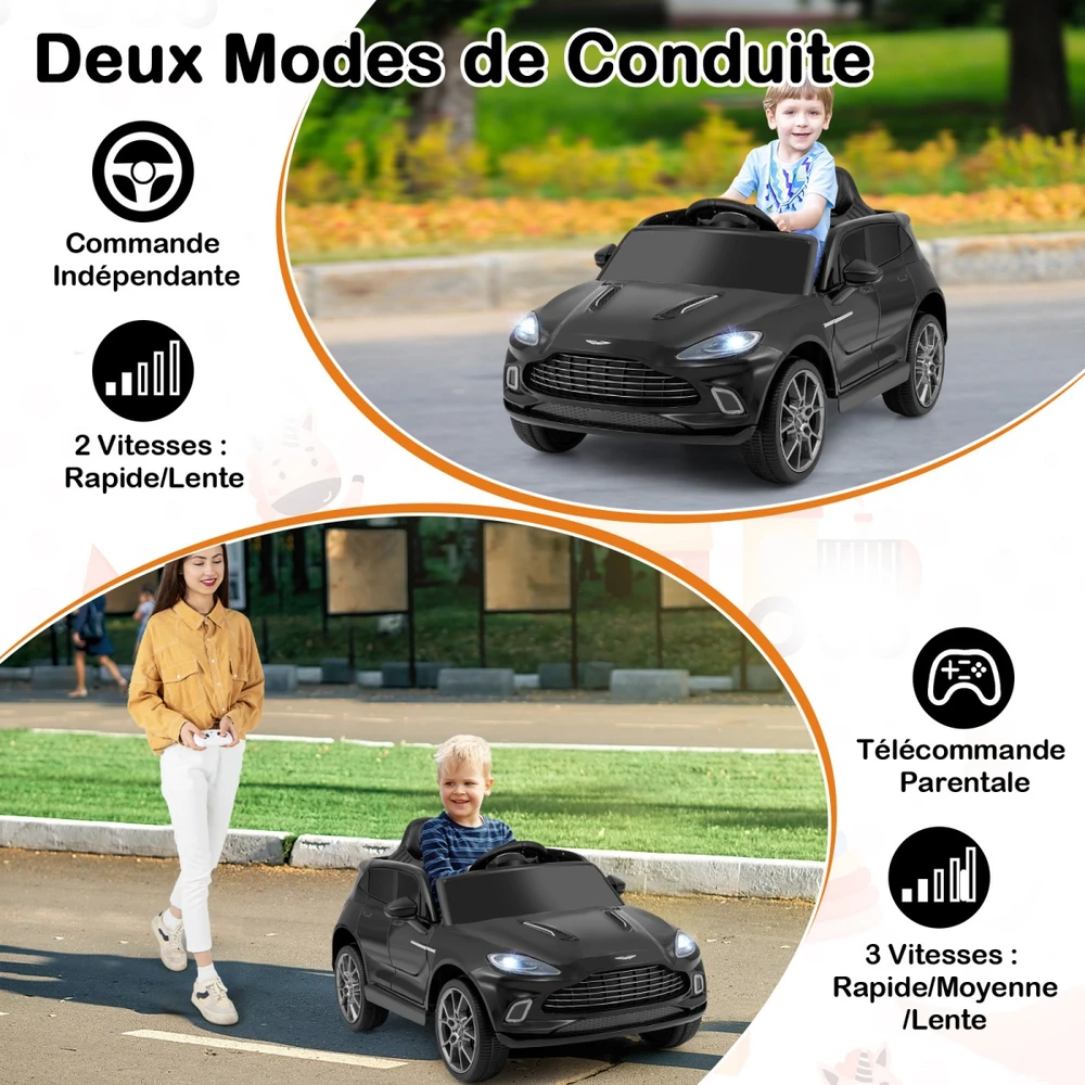 Elektrinis vaikų automobilis juodas